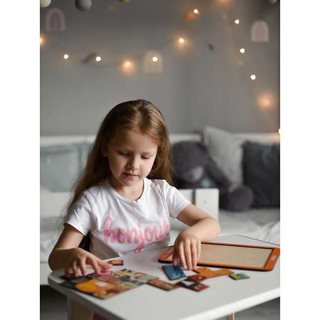 Игрушка WOODLANDTOYS рамка-вкладыш Тетрис Коты