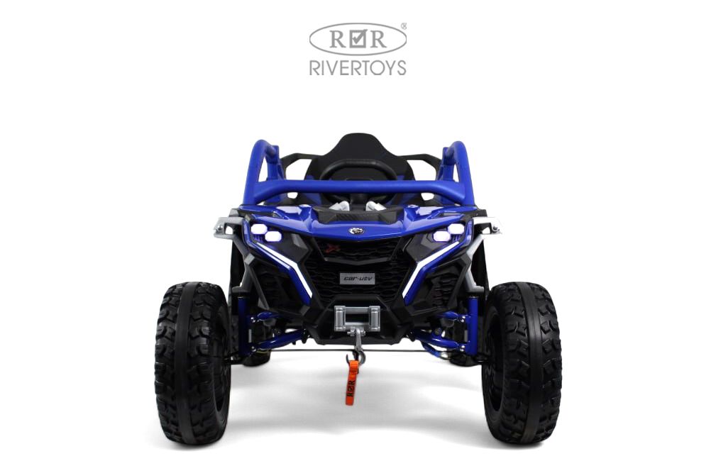 Электромобиль RIVERTOYS Z707ZZ-BLUE С пультом ДУ - фото 2