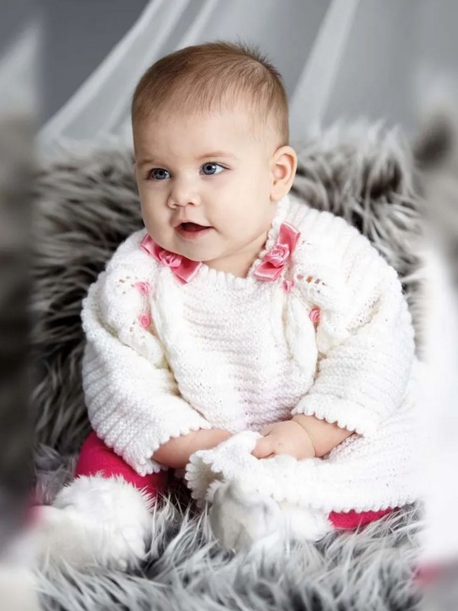 Пряжа для вязания Alize sekerim bebe 100 гр 320 м акрил для мягких игрушек 141 василек 5 мотков - фото 8