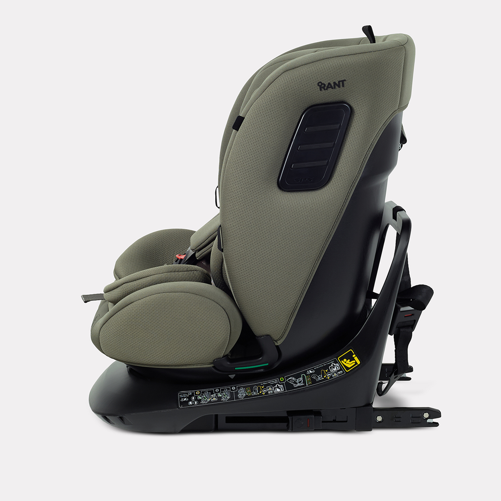 Автокресло Rant Skyline isofix Isofix 0+/1/2/3 (0-36 кг) зеленый - фото 4