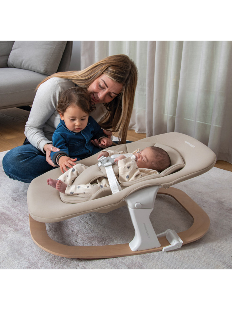 Стульчик для кормления Foppapedretti Kidsmenu бежевый - фото 7