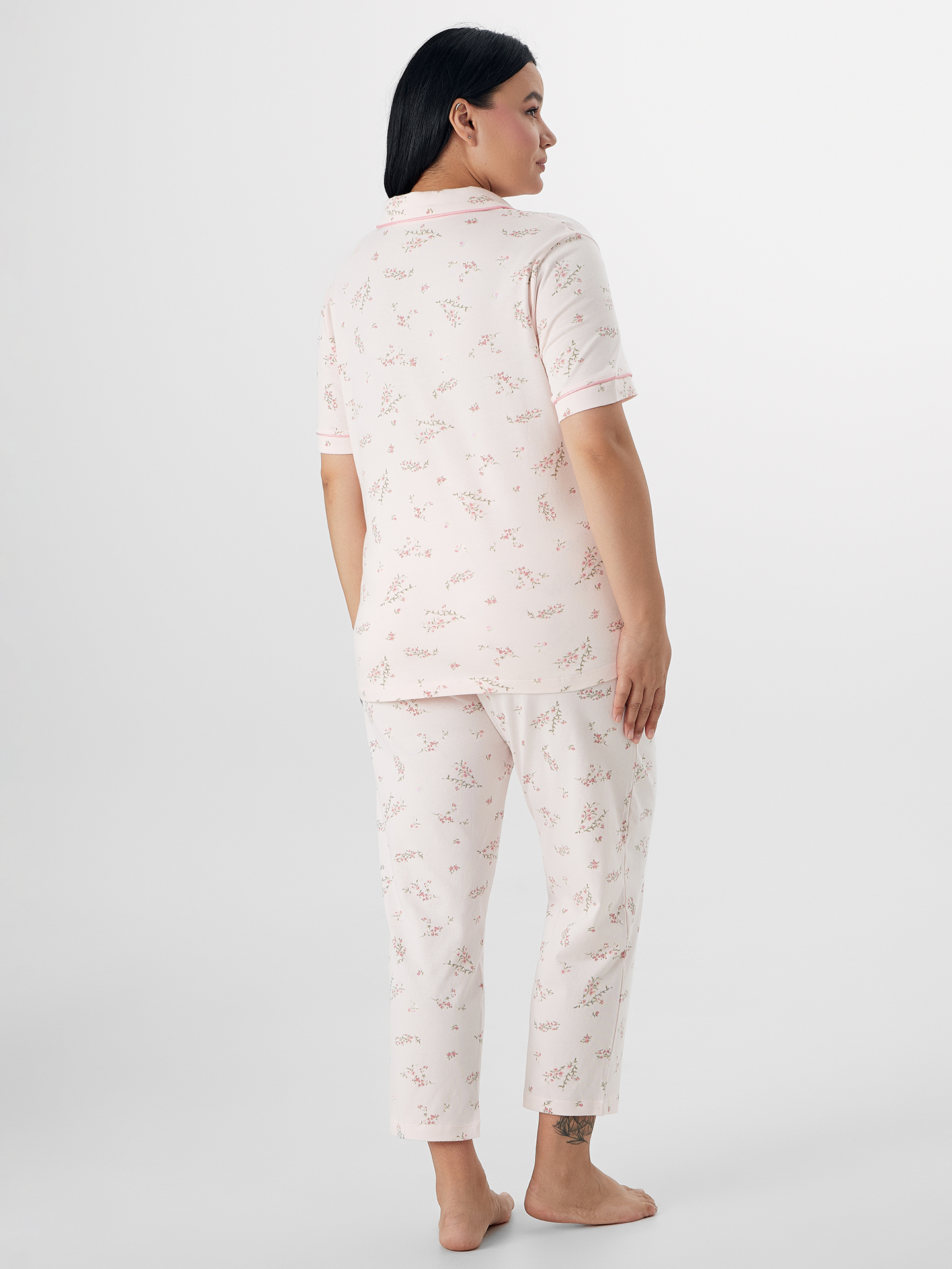 Пижама Mark Formelle (Марк Формэль) 592505-2/веточки на св.розовом - фото 3