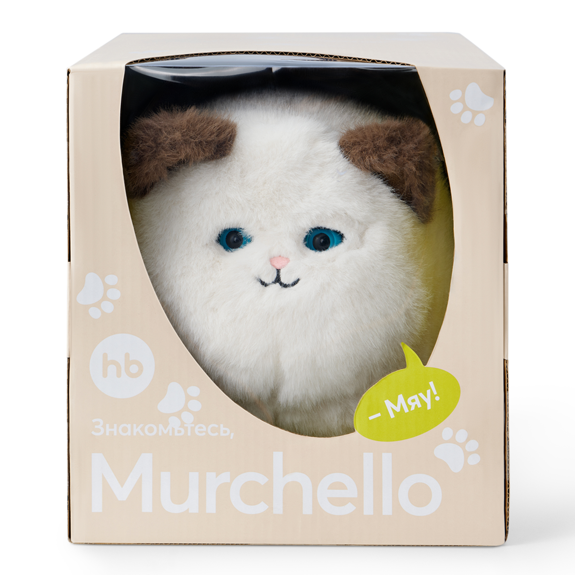 Игрушка мягкая Happy Baby котик Мурчелло 21 см - фото 16