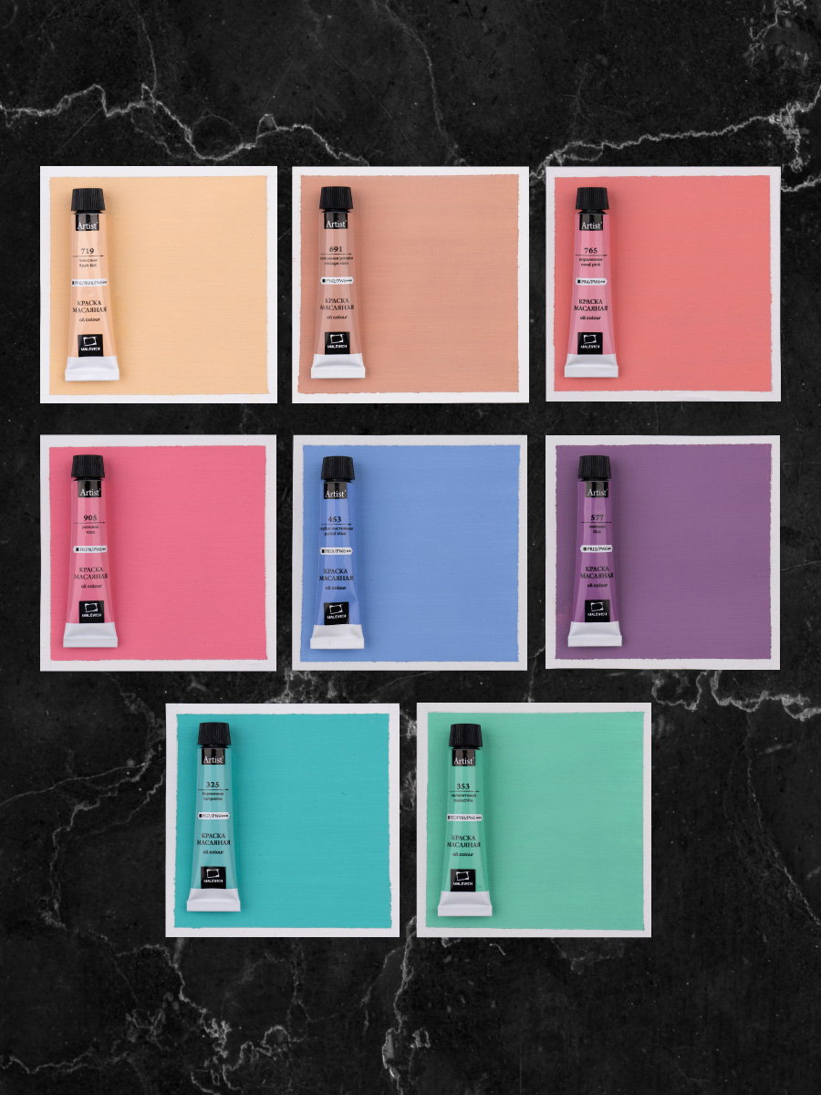 Краски масляные Малевичъ 8 цв. - фото 3