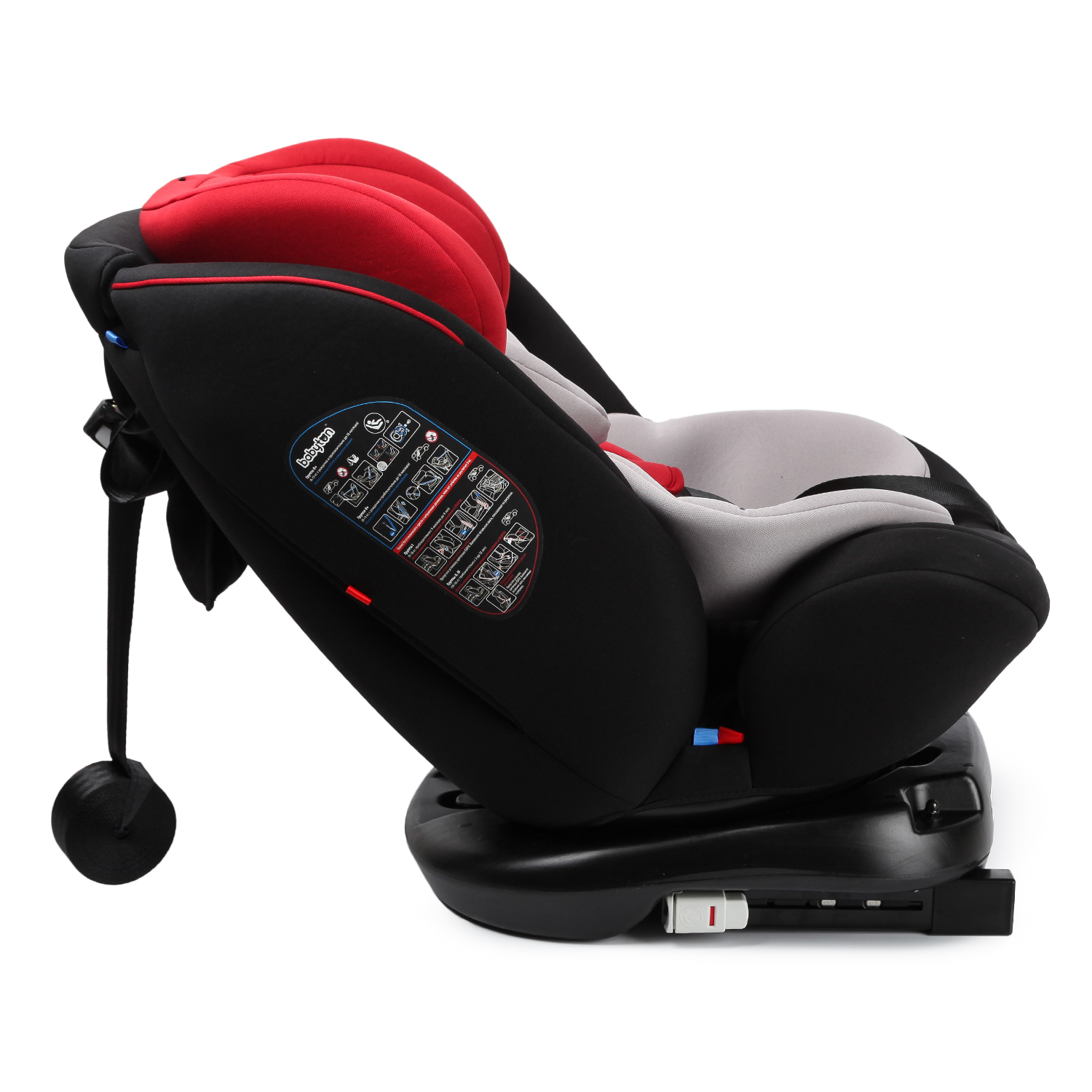 Автокресло Babyton Multi-Stage Isofix 0+/1/2/3 (0-36 кг) красный - фото 10