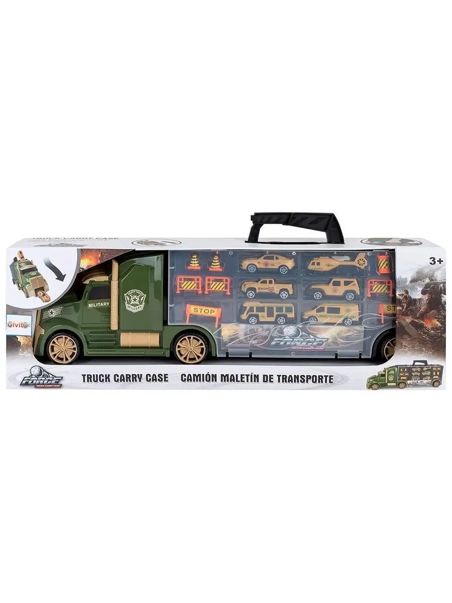 Автовоз Givito Милитари с тоннелем G205-017 - фото 11