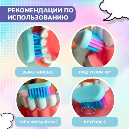 Зубная щетка классическая Fazzet ORGANIC от 10 лет 2 шт.