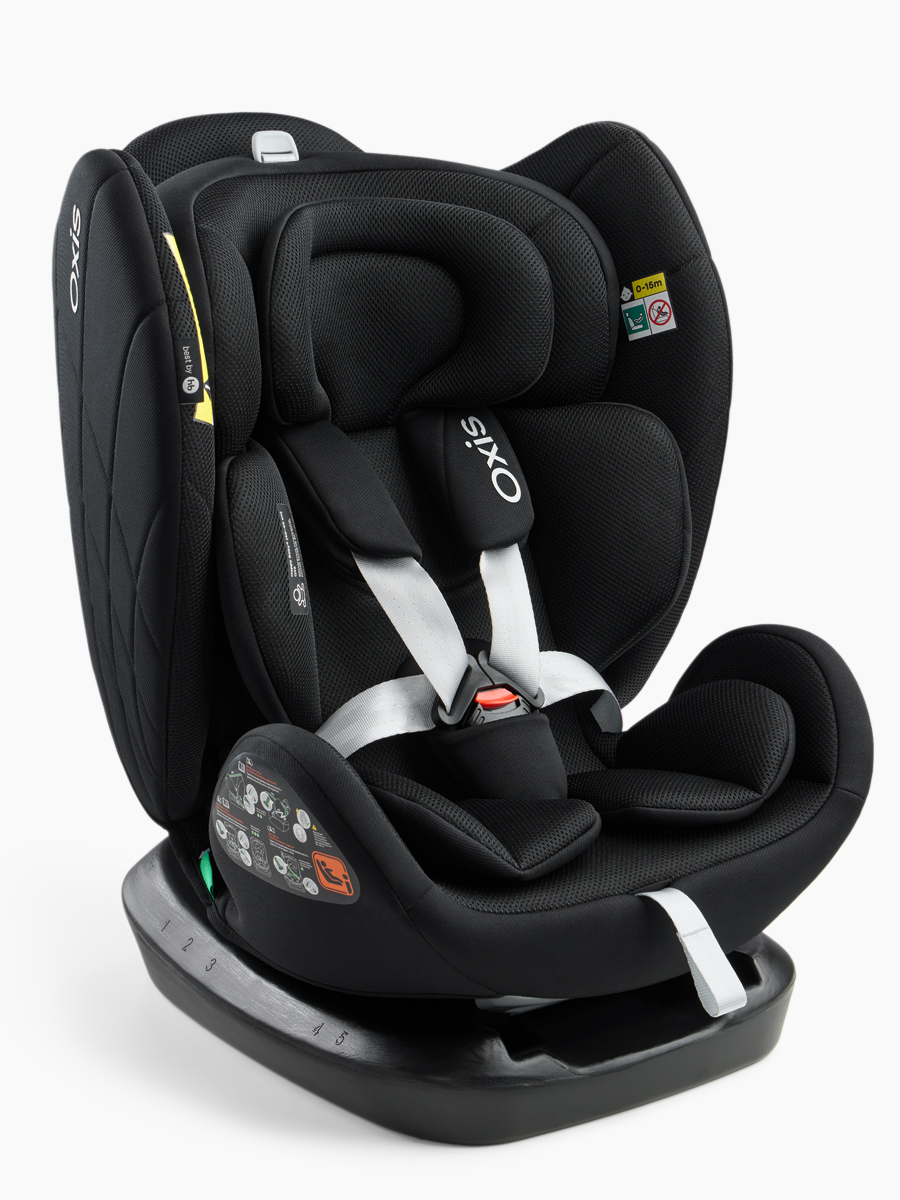 Автокресло Happy Baby Oxis 0+/1/2/3 (0-36 кг) черный - фото 1
