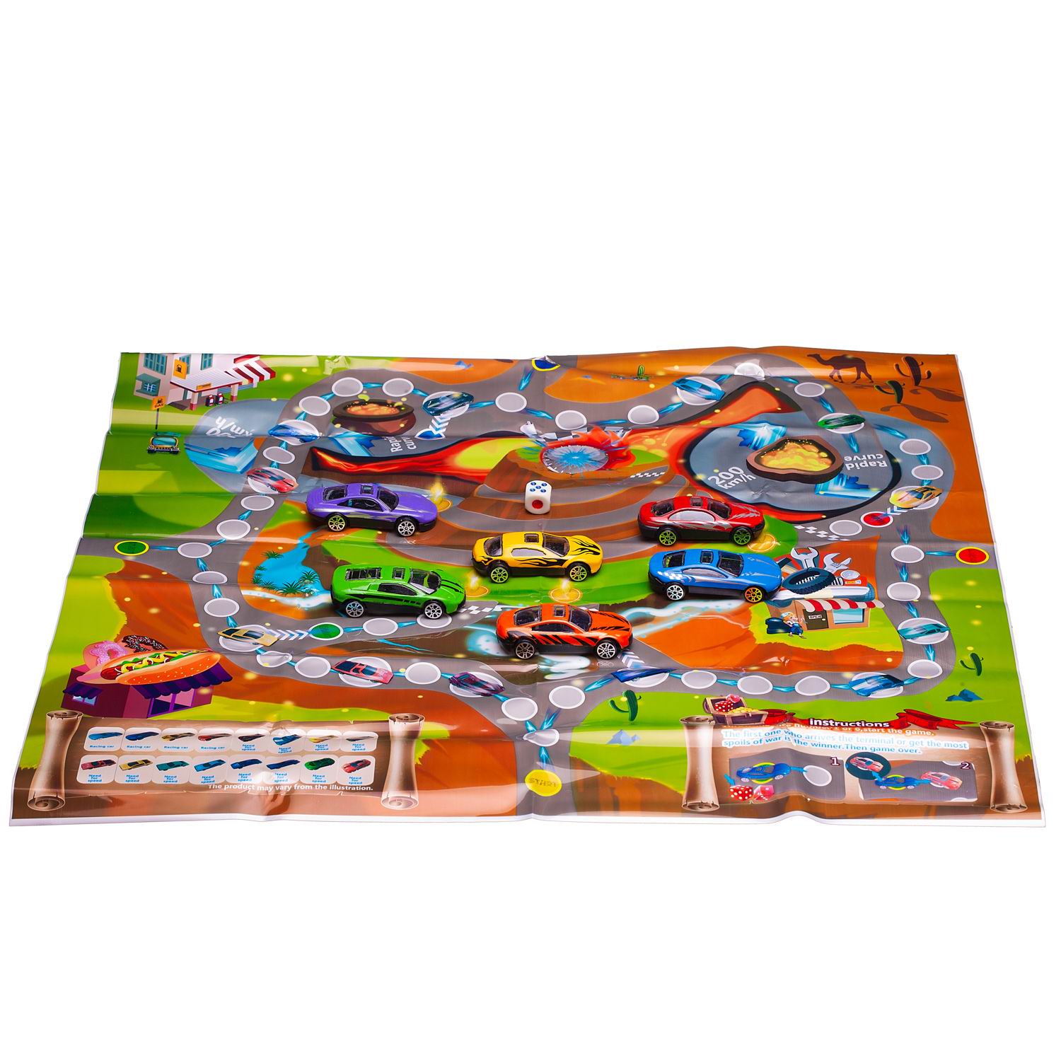 Автовоз Junfa с 6 машинками LA-010 - фото 5