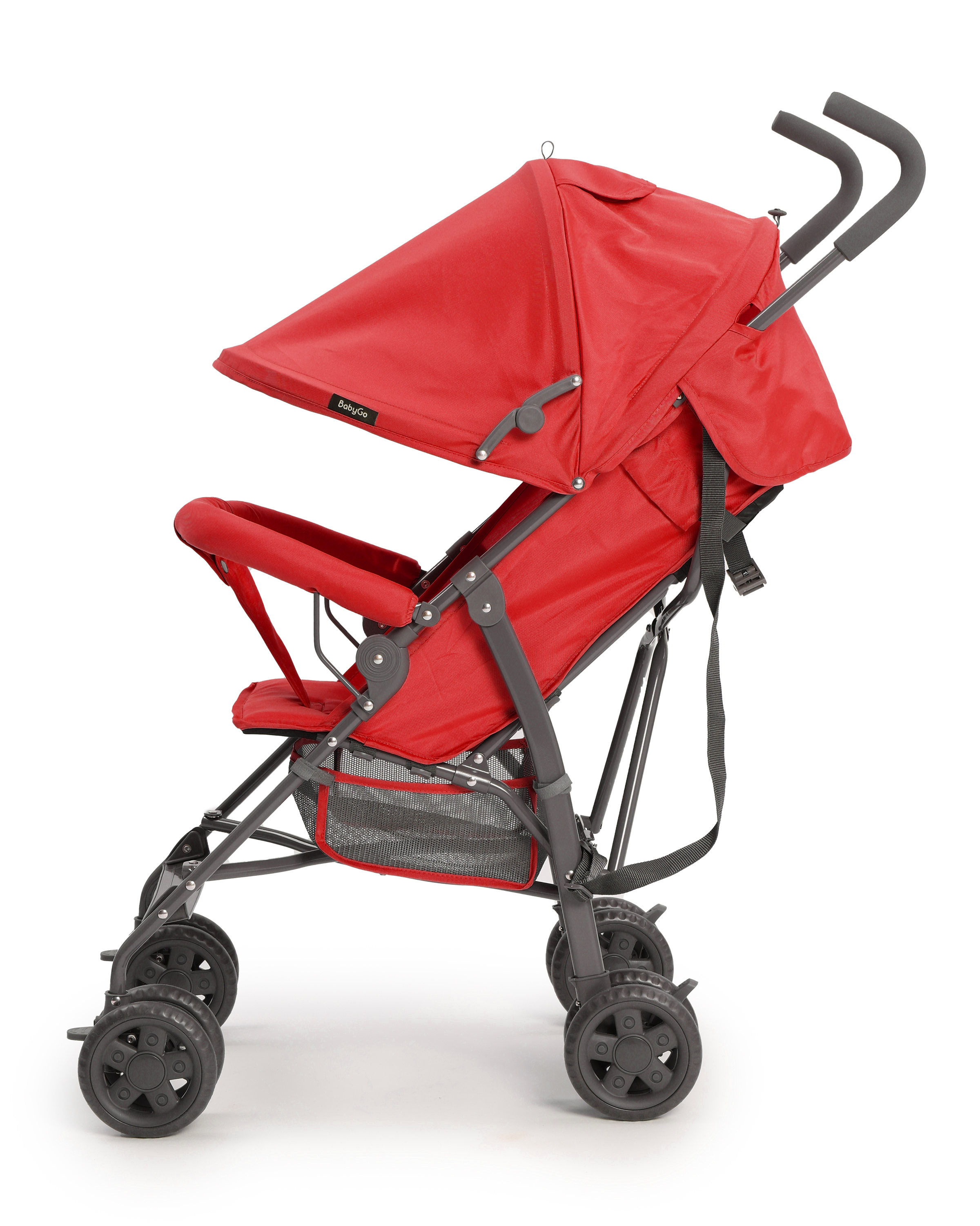 Коляска прогулочная BabyGo Mirage красный - фото 5