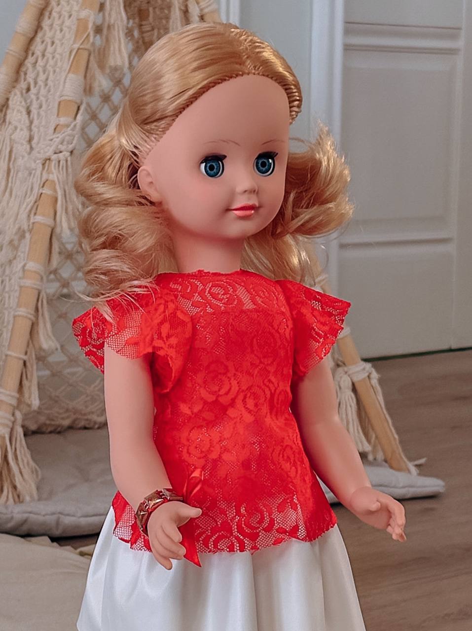 Кукла большая (ростовая) СТРАНА КУКОЛ говорящая Влада высота 60 см 17-C-7 - фото 22