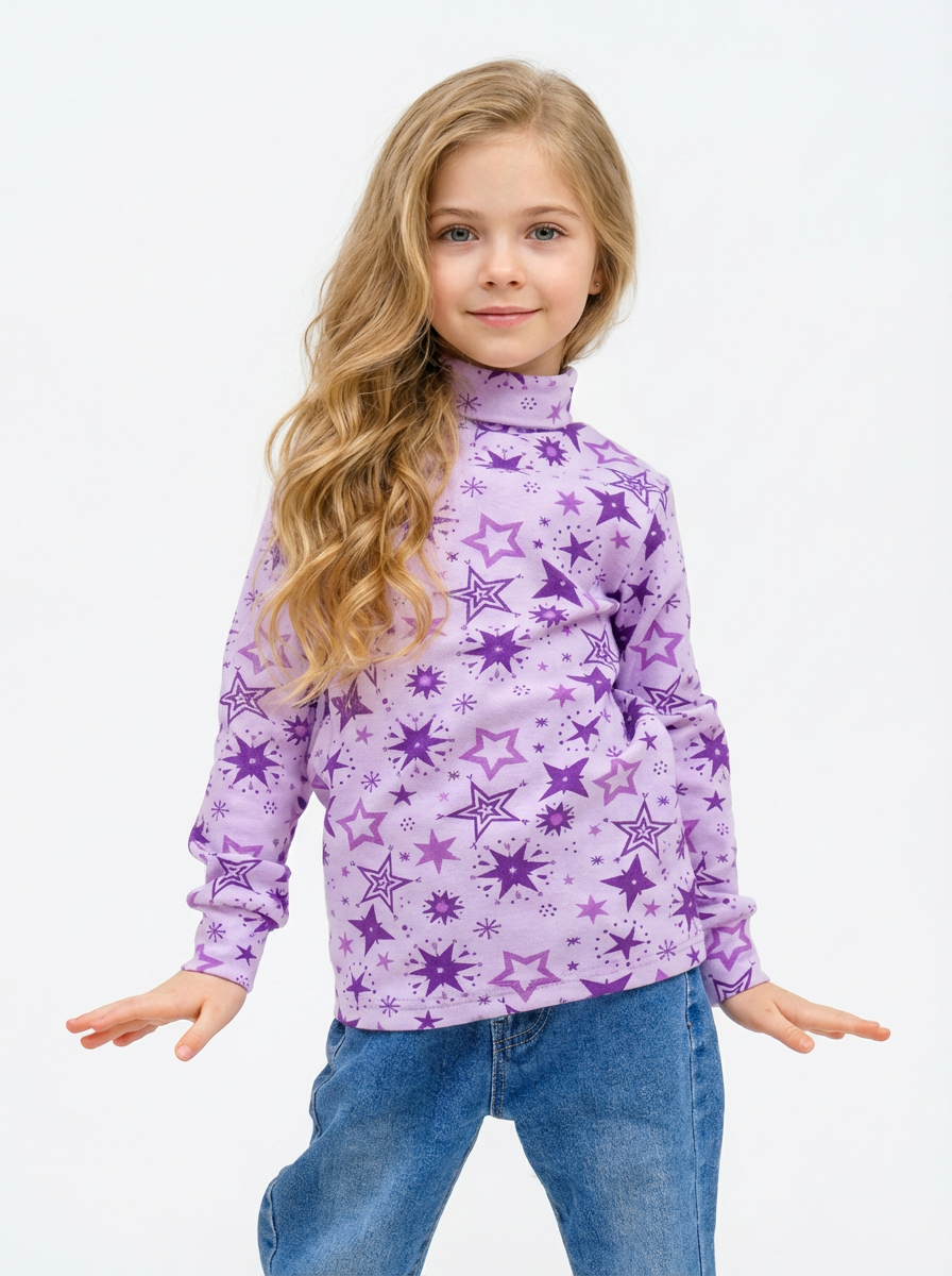 Водолазка TOTEMFOX 231РНАБ2(2)F/сиреневый - фото 1