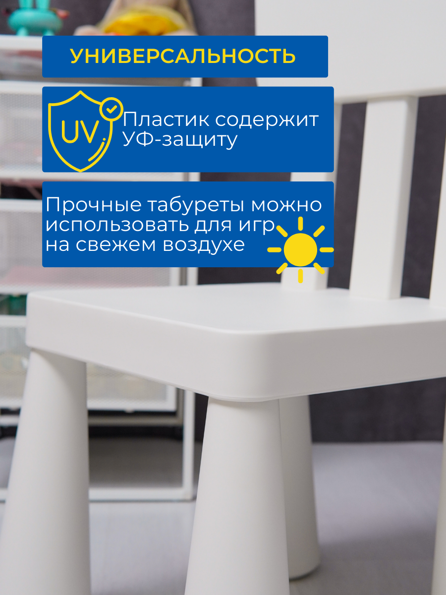 Детский стул IKEA маммут - фото 2