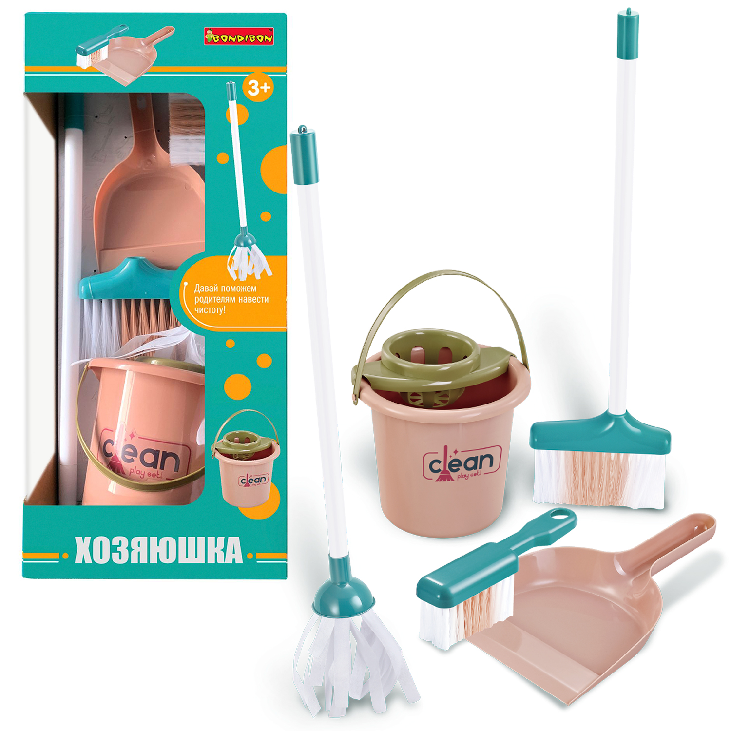 Игрушка Bondibon швабры и мётлы - фото 1