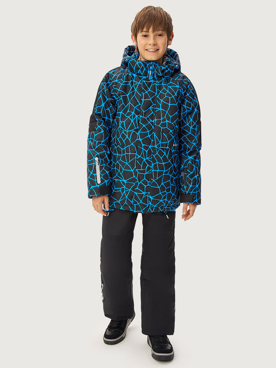 Костюм NIKASTYLE 7з3125 электрик/черный - фото 1