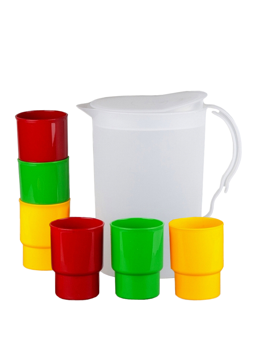 Набор посуды Solaris 6 стаканов 0.25л в кувшине - фото 10