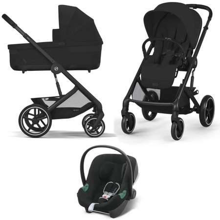 Коляска 3в1 Cybex Balios S Lux BLK черный