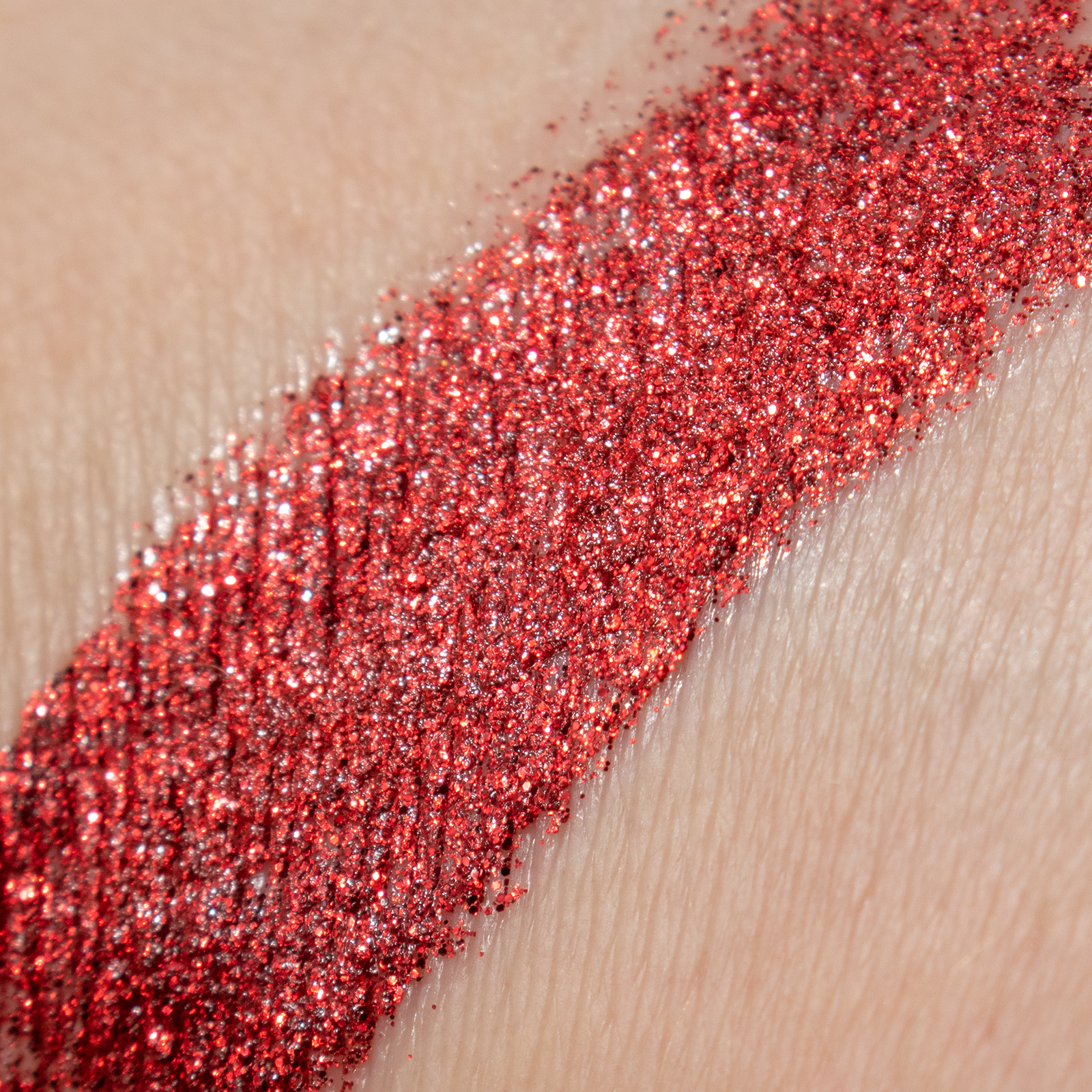 Цветная жидкая подводка с блестками ХОББИЛАБ для макияжа стрелок жидкий рубин с кисточкой - фото 7