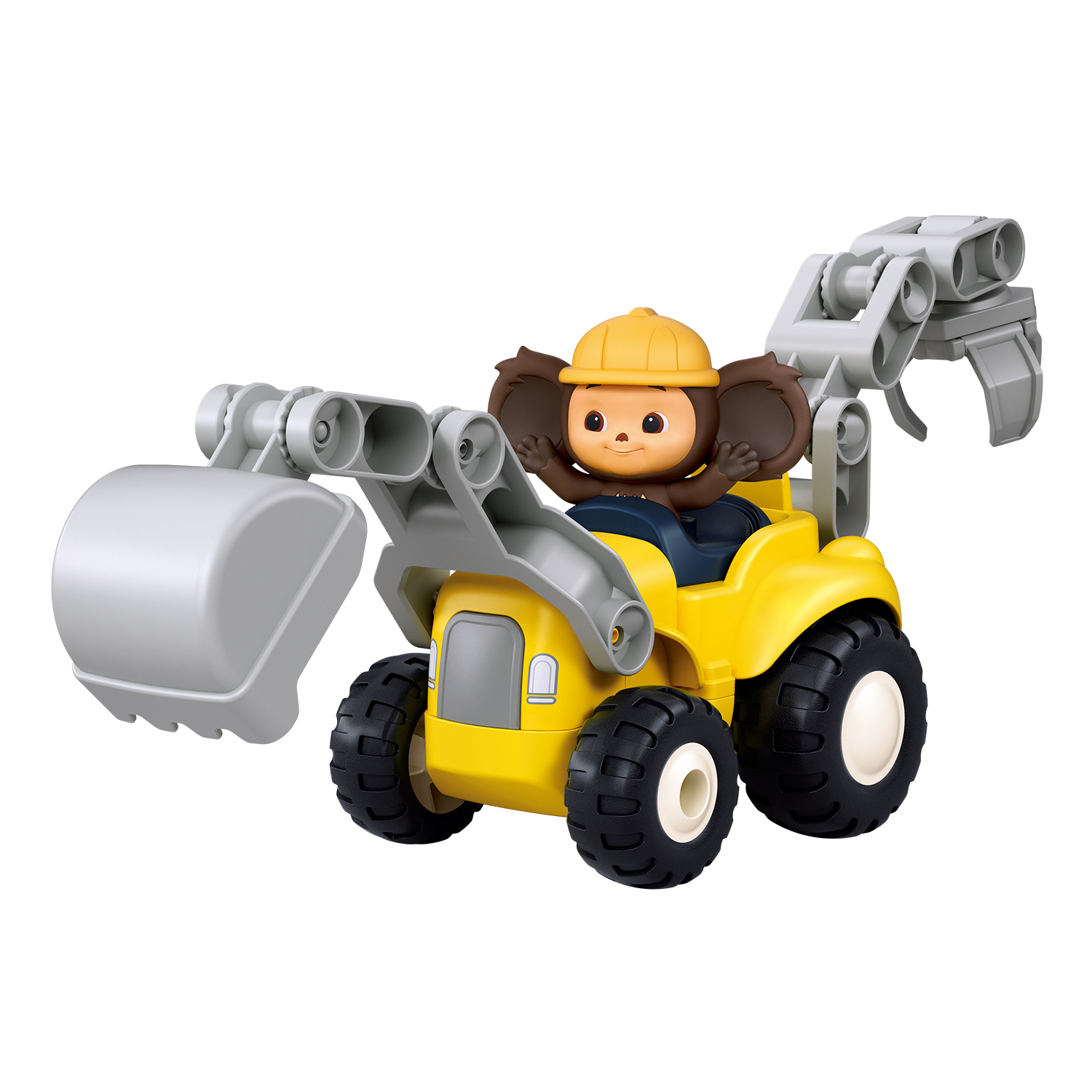 Конструктор SLUBAN Чебурашка на экскаваторе 16 дет. - фото 3