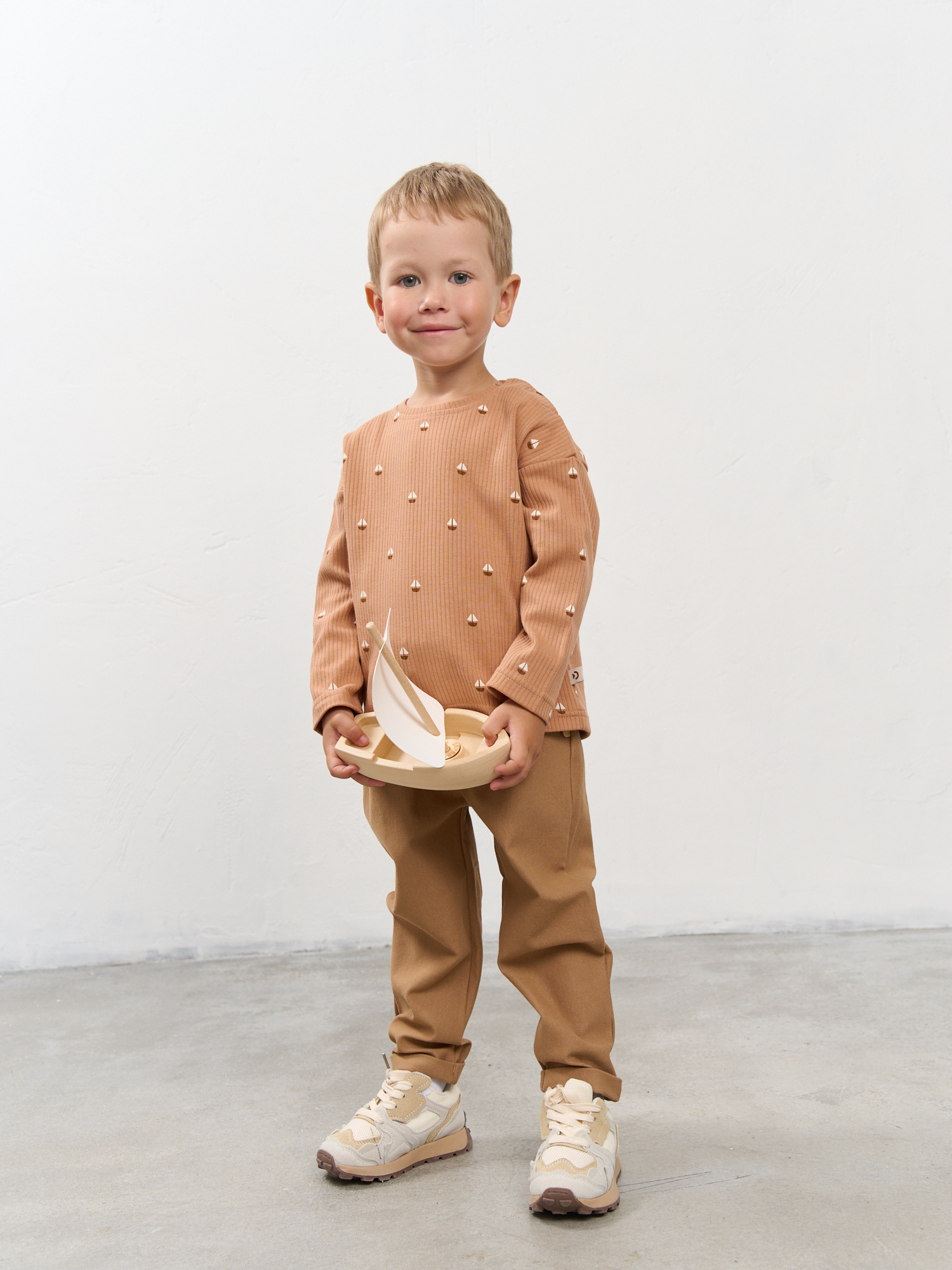 Лонгслив BUNGLY 1R8934/Кораблики - фото 4