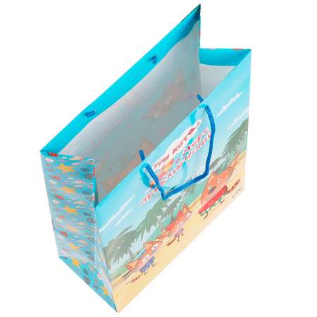 Пакет Чудо Праздник Три кота и море приключений 10*22*31 130г/м2 336193