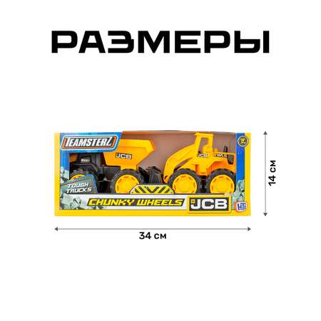 Игровой набор JCB самосвал и погрузчик