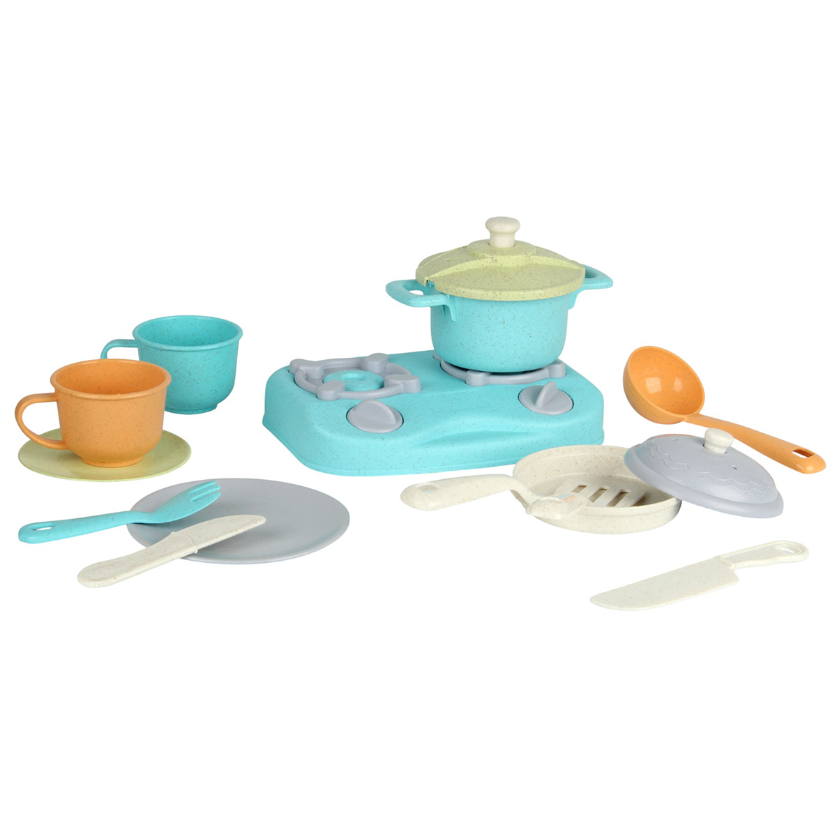 Игрушка Veld Co посуда, плита 14 предм. - фото 5