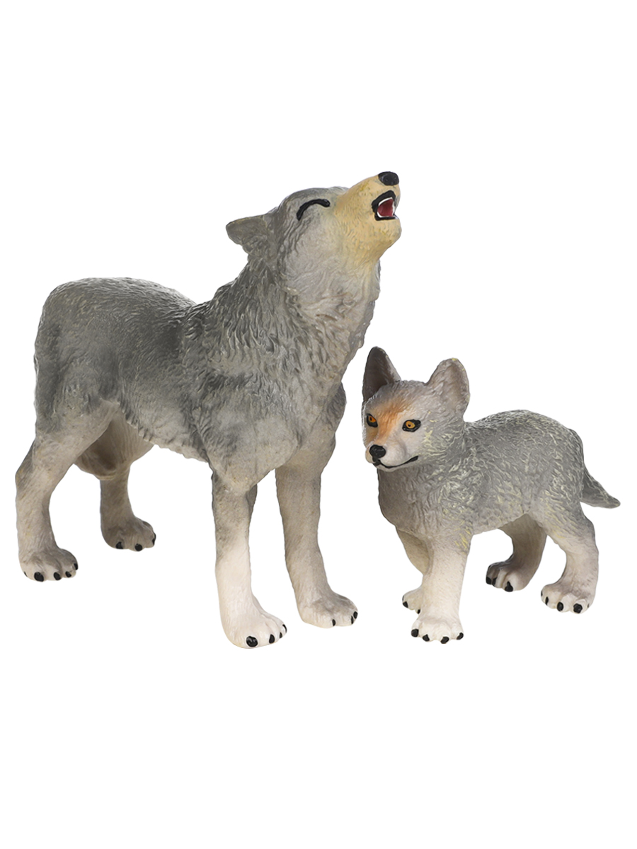 Игровой набор Masai Mara Семья серых волков - фото 4