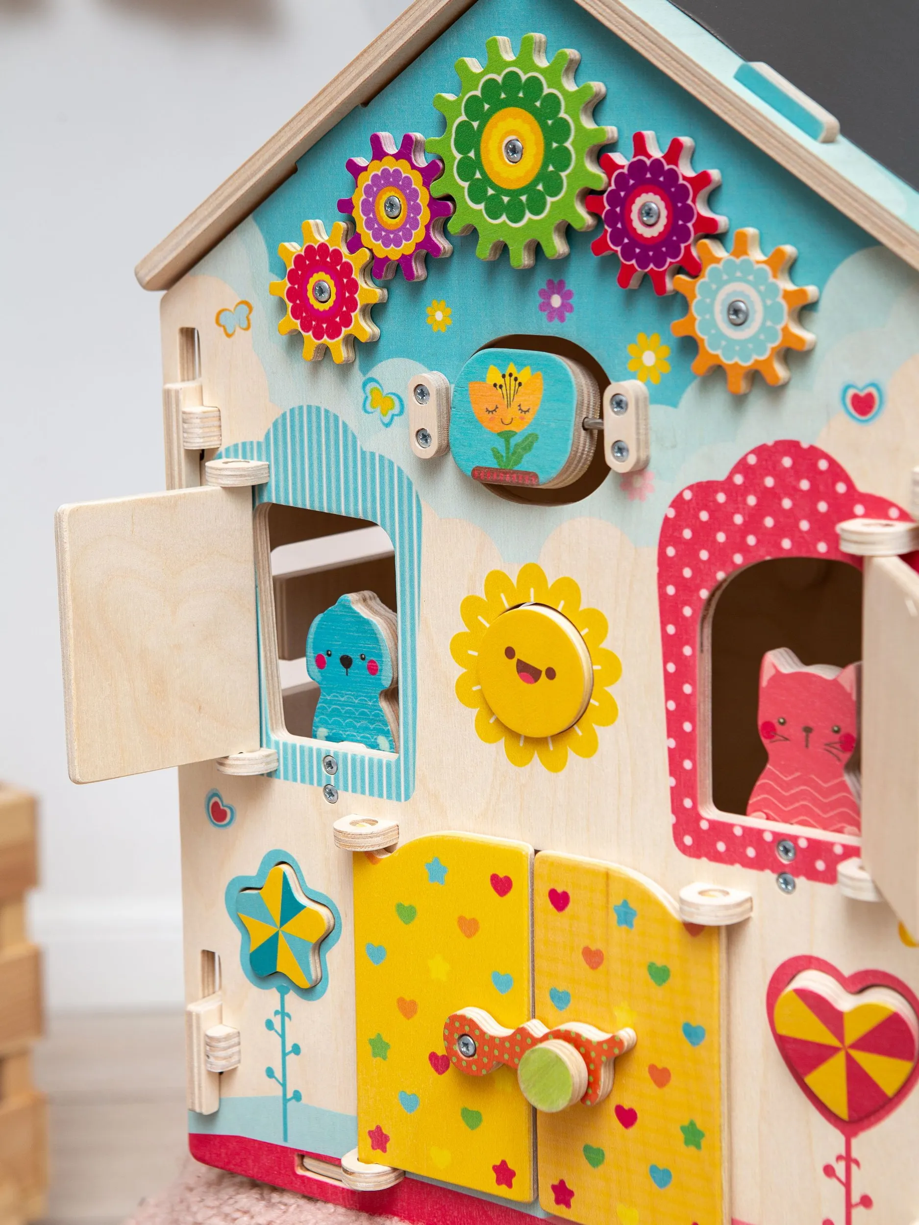 Игрушка Mag Wood бизиборд МусиБуси ДОМ - фото 13