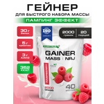 Гейнер 2 кг. SUPPTRUE MASS | NRJ со вкусом малины