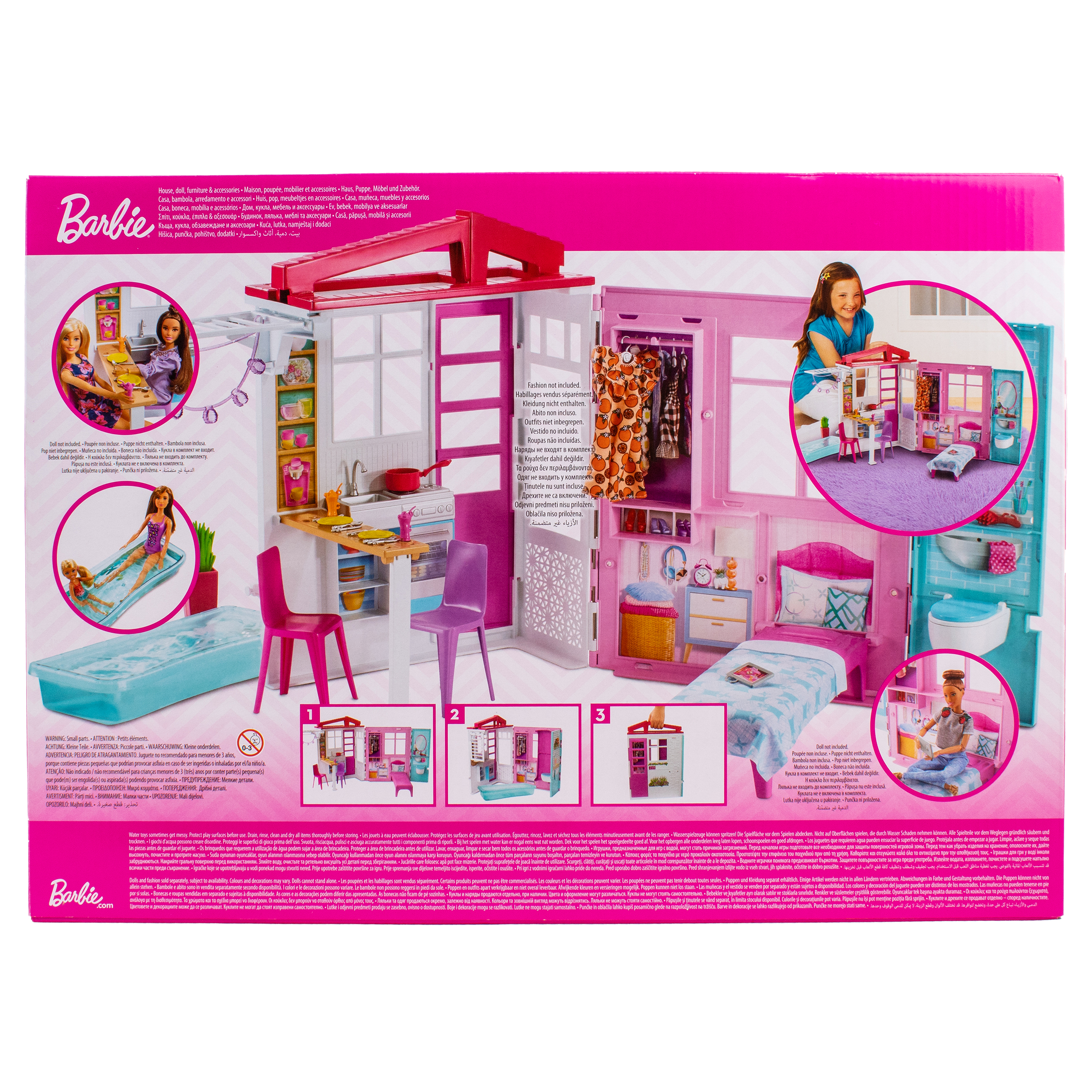 Домик для кукол Barbie 45 см FXG54 - фото 22