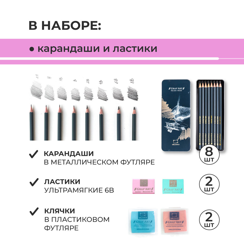Набор для рисования Малевичъ картина акрилом 64 шт. - фото 8