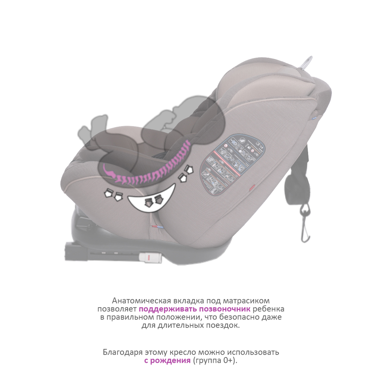 Автокресло BabyCare Shelter Isofix 0+/1/2/3 (0-36 кг) - фото 11