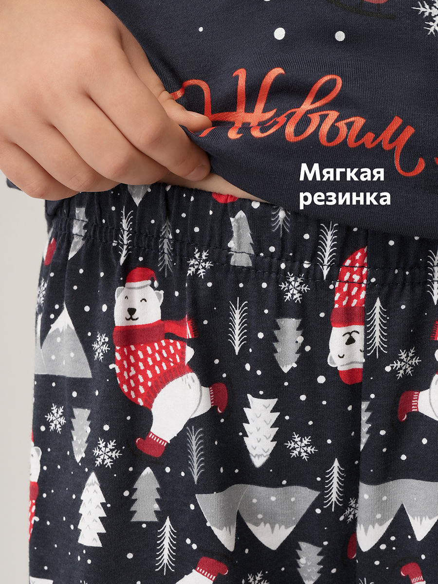 Пижама HappyFox HF00101индиго - фото 7