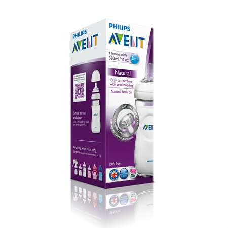 Бутылочка Philips Avent Natural 330 мл