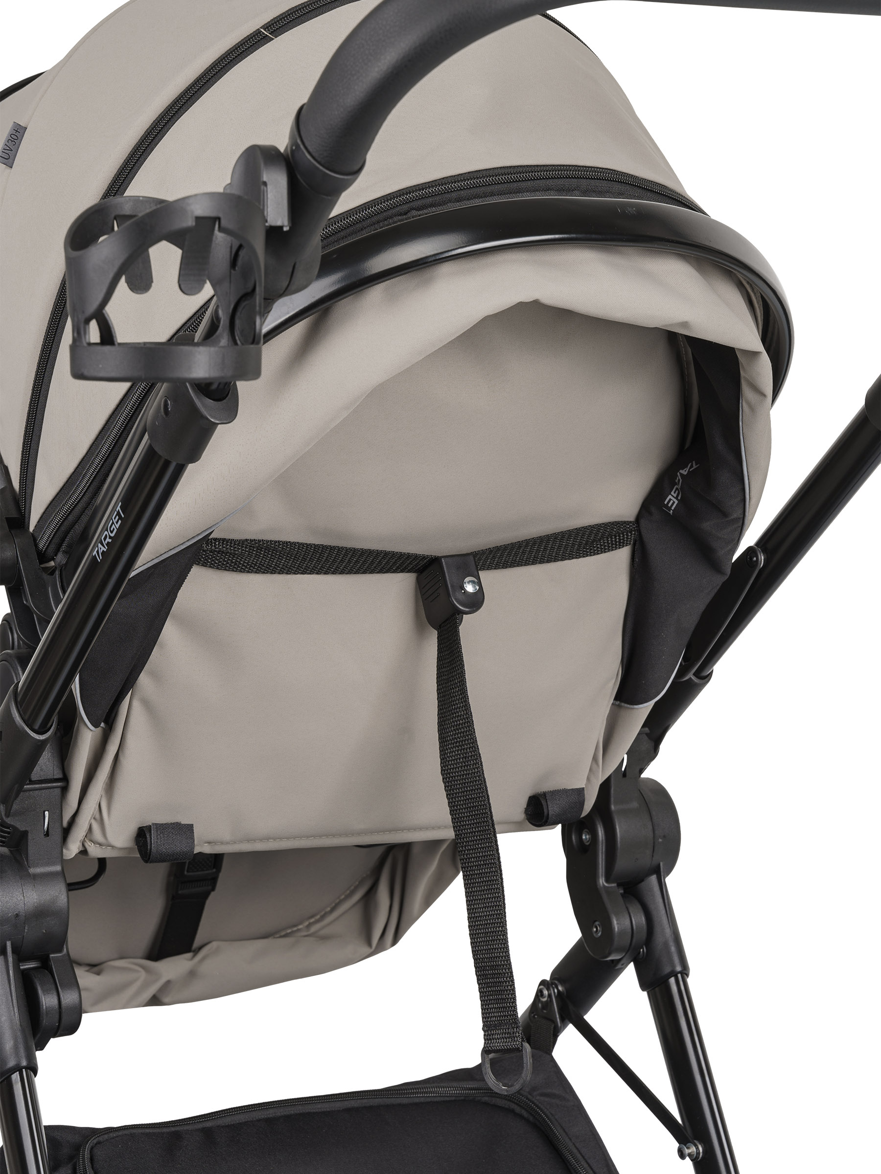 Коляска трансформер Indigo TARGET 3в1 бежевый - фото 34