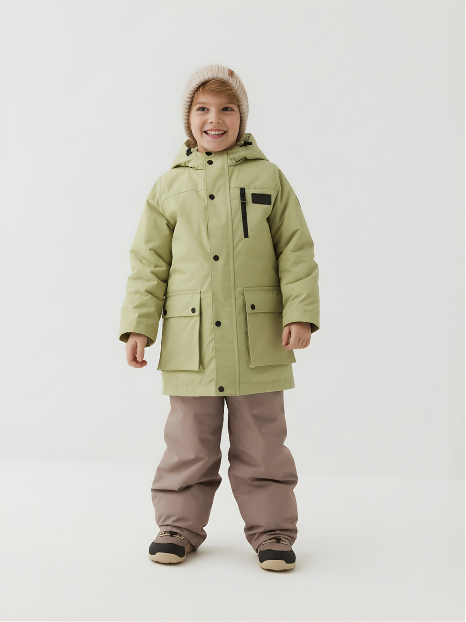 Парка BUNGLY 1R9338/Фисташка - фото 2