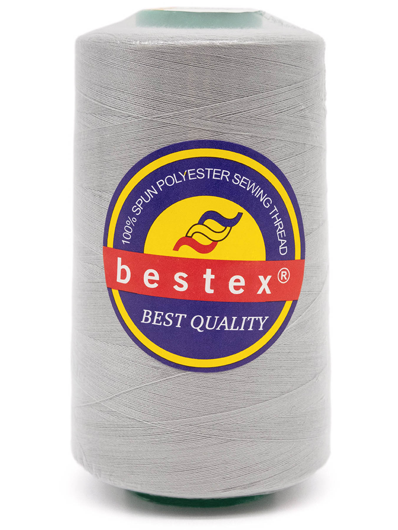 Нитки Bestex промышленные универсальные для шитья 40/2 5000 ярд 1 шт 331 бело - пепельный - фото 9