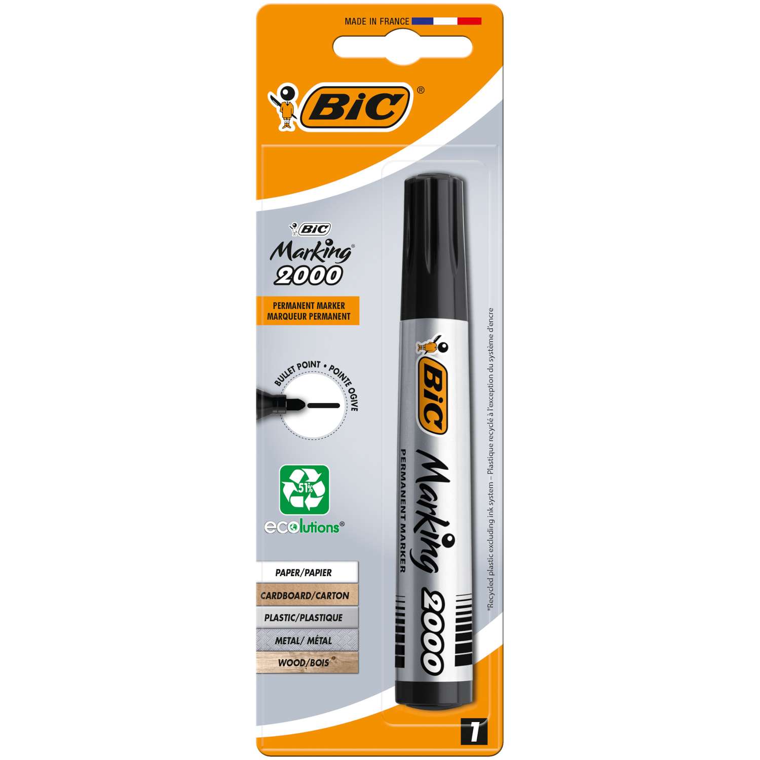 Маркеры BIC 1 цв. - фото 1