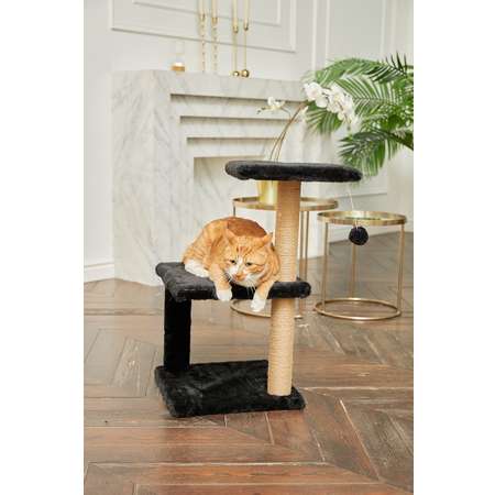 Когтеточка для кошек лежанка Pet БМФ Черный
