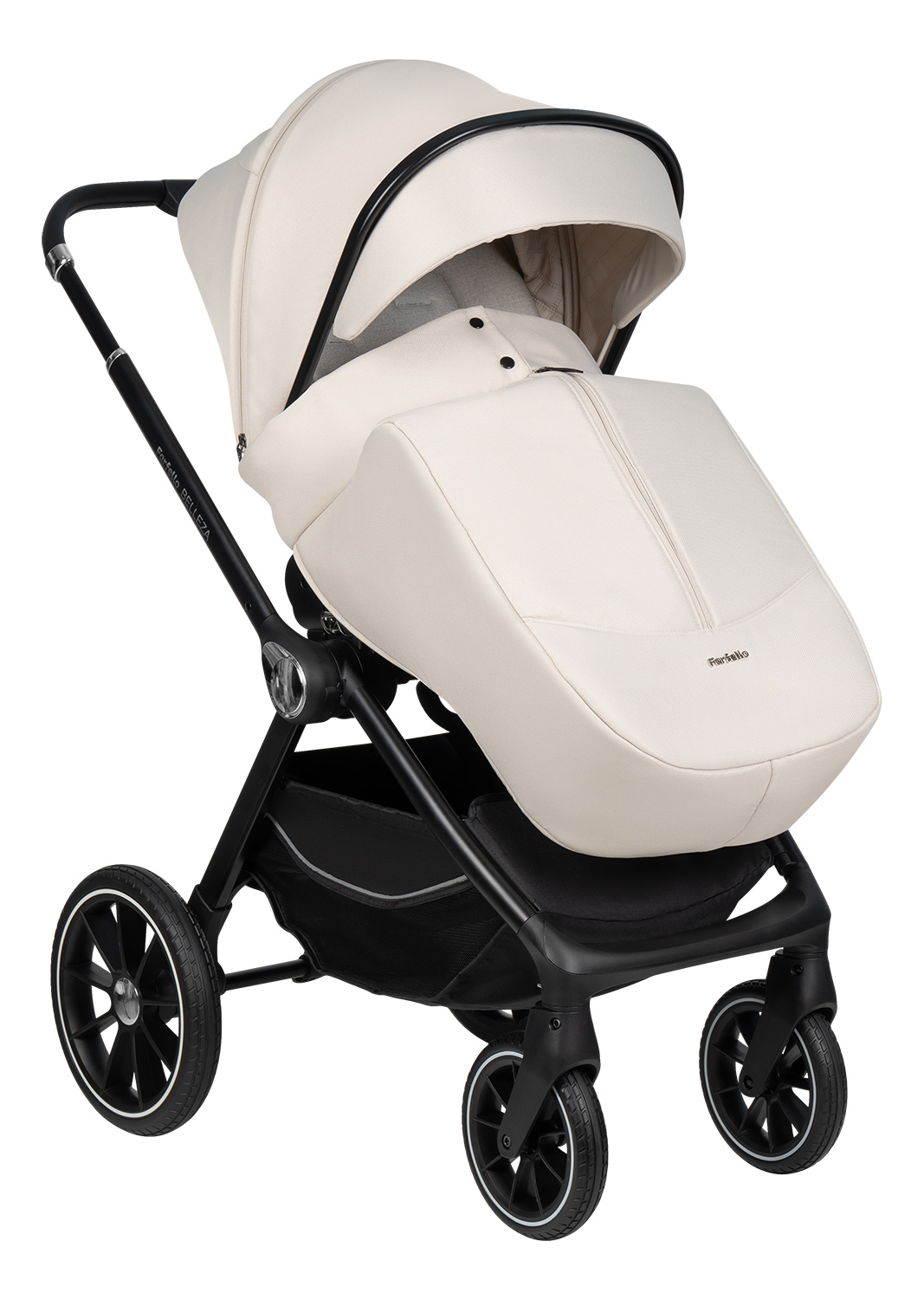 Коляска 3в1 Farfello Belleza бежевый - фото 15