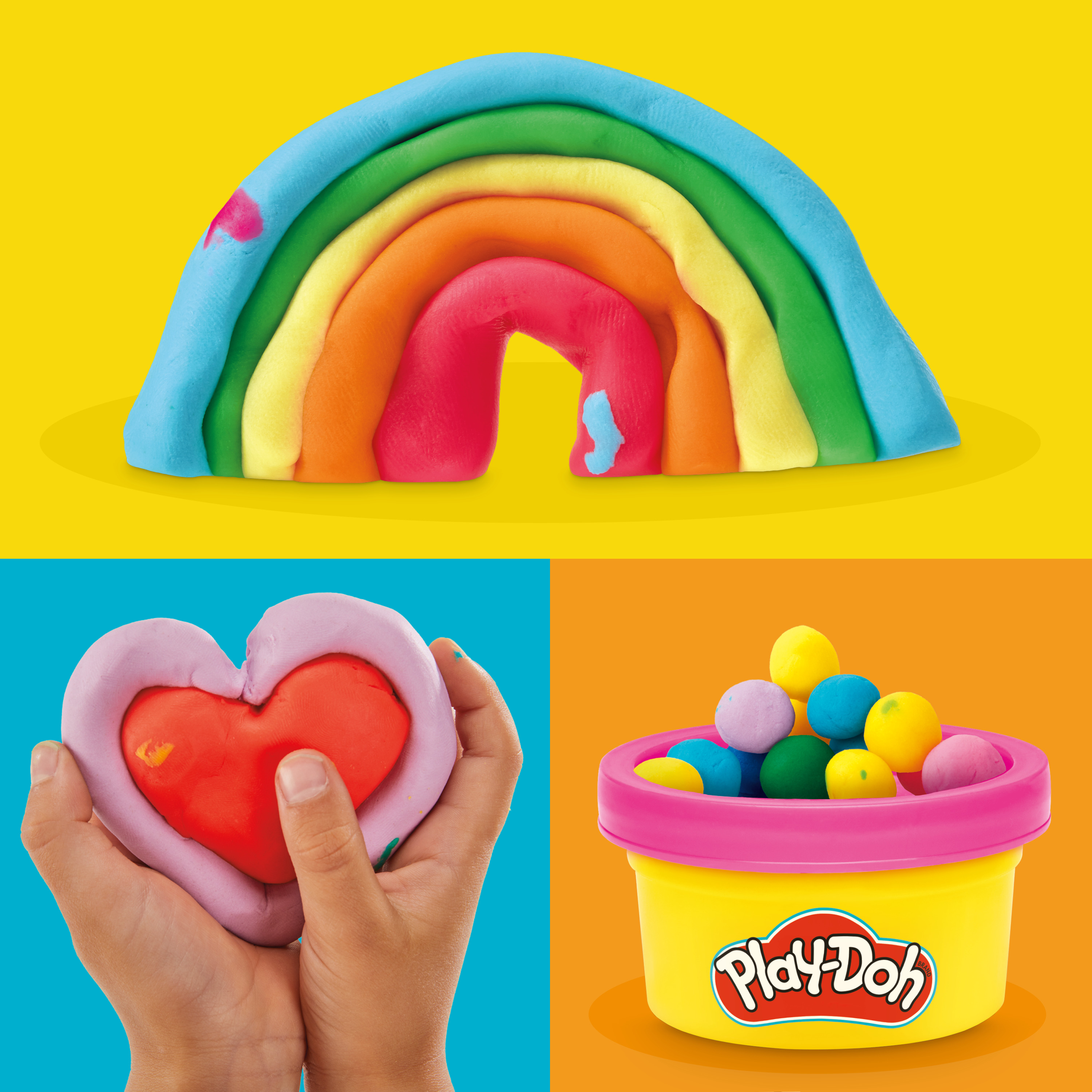 Масса для лепки Hasbro Play Doh 50шт. Супер-радуга - фото 2