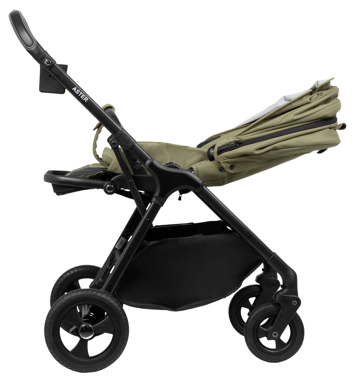 Коляска прогулочная Aimile Астра / Aster хаки - фото 13