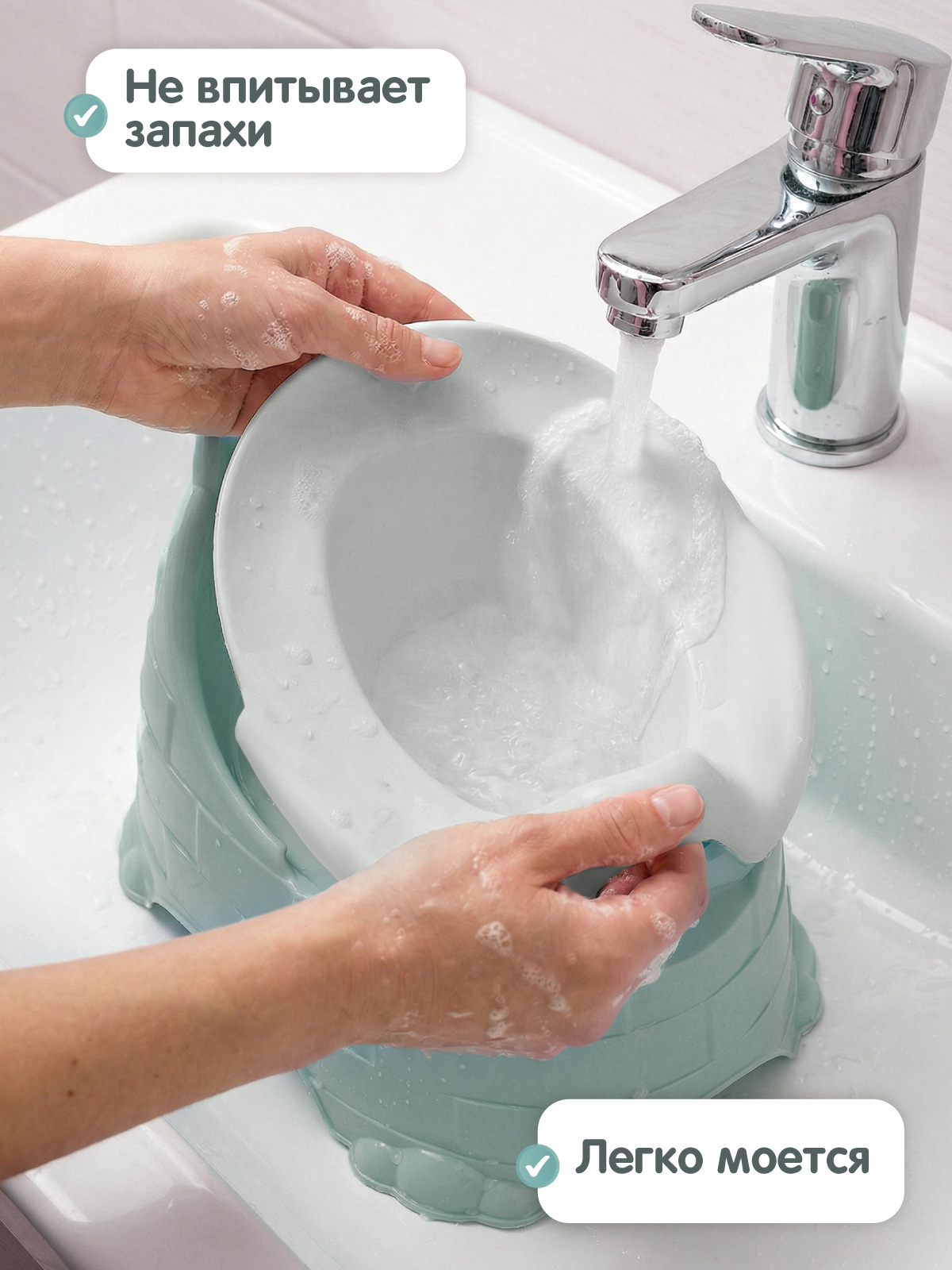 Горшок Компания Друзей серо-зеленый зеленый - фото 5