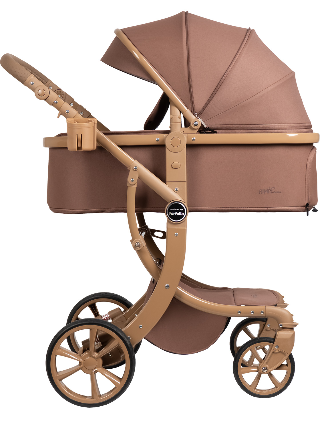 Коляска трансформер Aimile Авантюрист / Adventurer коричневый - фото 17