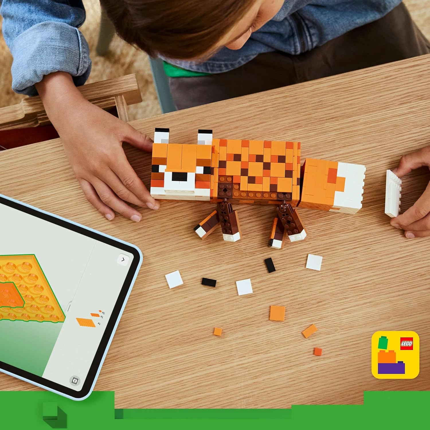 Конструктор LEGO Minecraft Лиса 497 дет. - фото 9