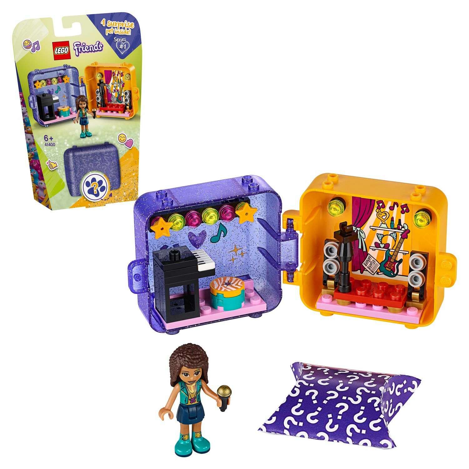 Конструктор LEGO Friends Шкатулка Андреа блочный - фото 1
