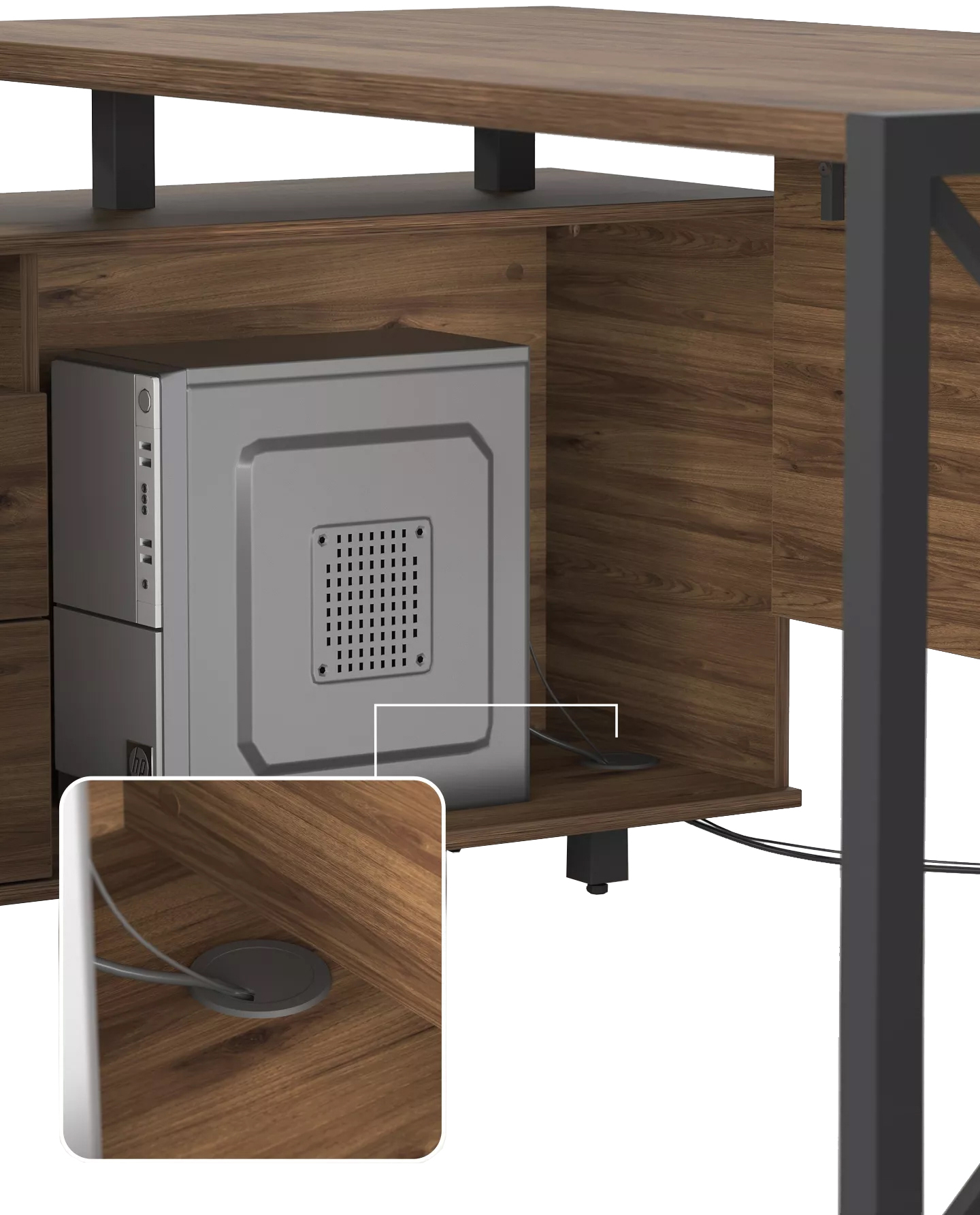 Письменный стол КАЛИФОРНИЯ МЕБЕЛЬ Хардвиг СР01 - фото 14