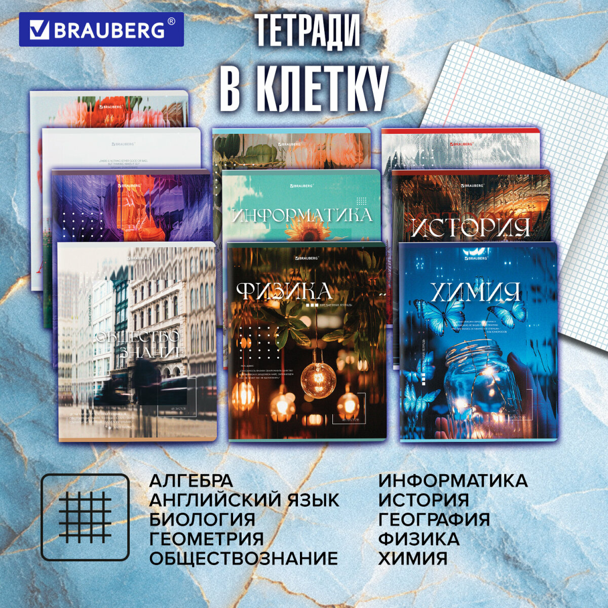 Тетрадь Brauberg 48 лист. 12 шт. - фото 2