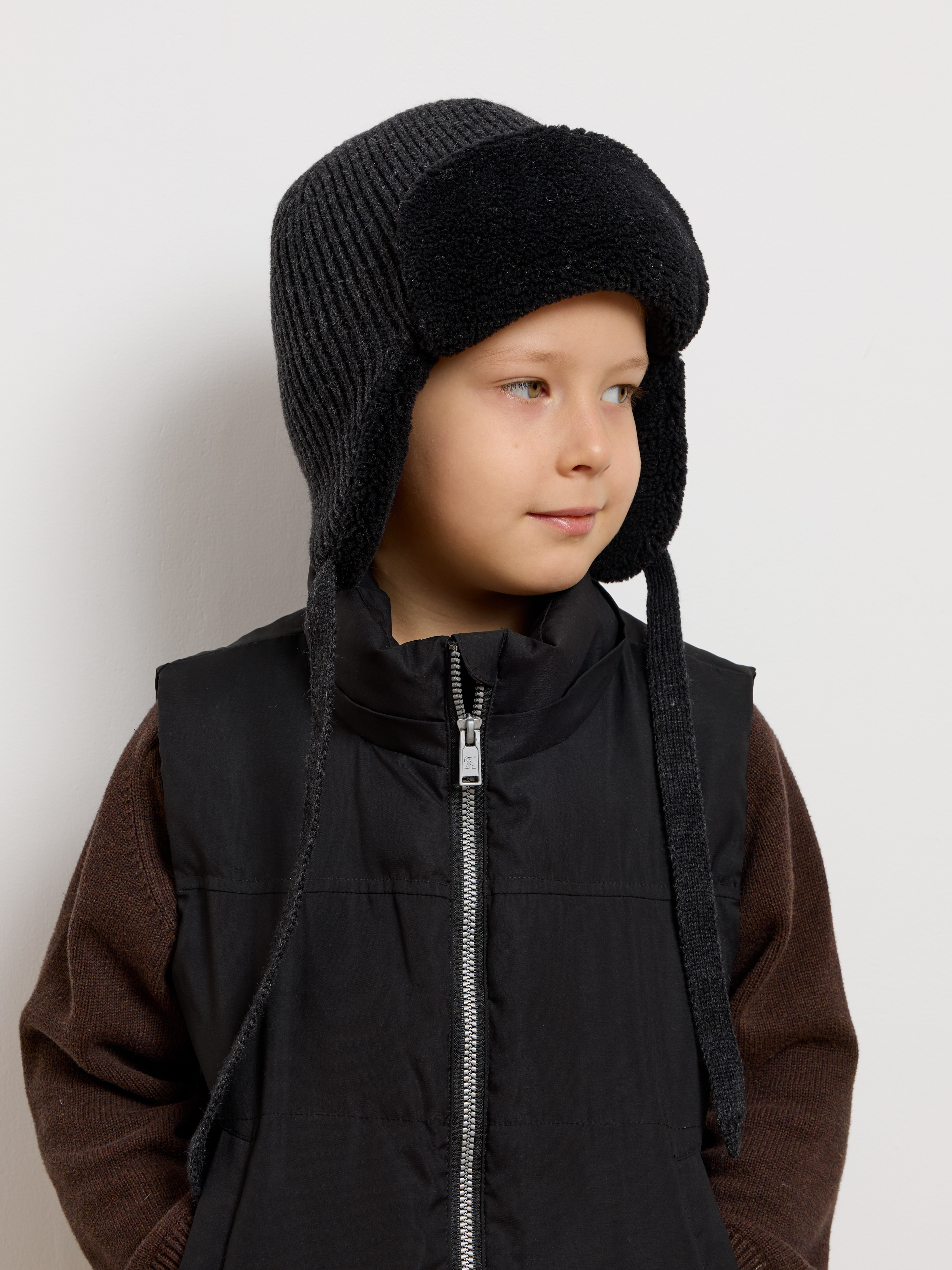 Шапка-ушанка Starkoff Kids Д301105 - фото 4